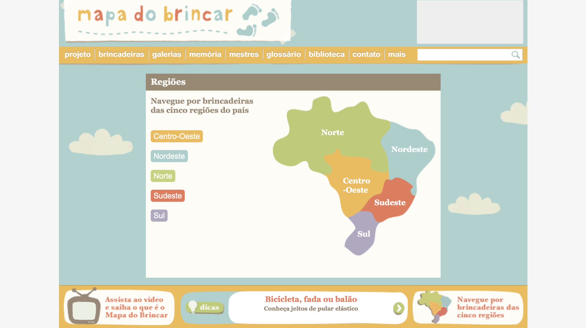 Um site para conhecer brincadeiras de vários cantos do Brasil